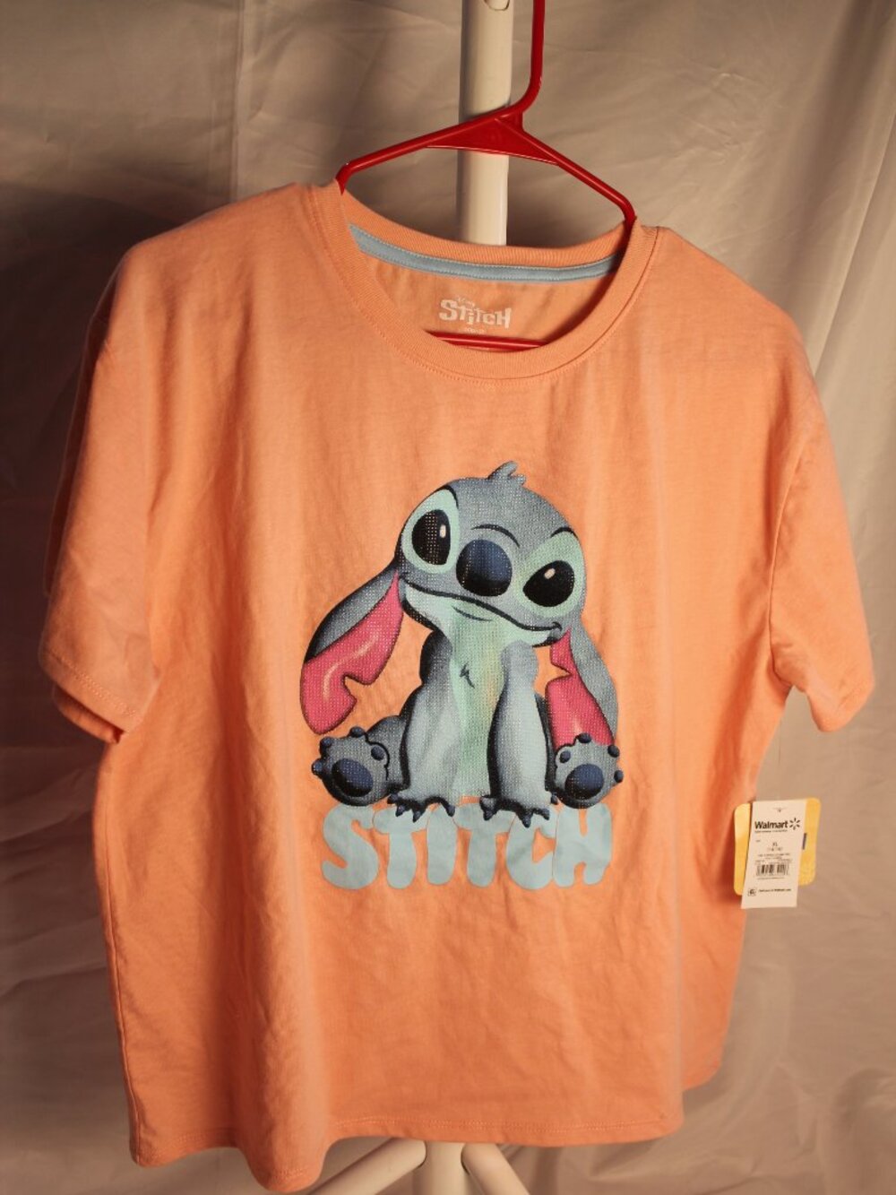 Stitch Graphic Tee for Kids - Peach XL